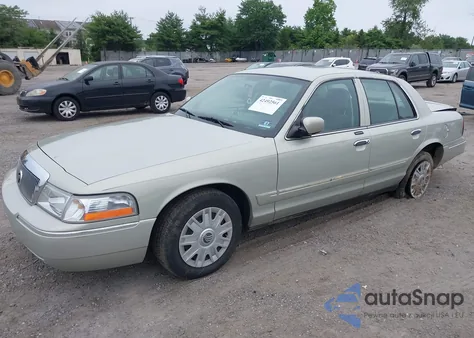 2005 Mercury Grand Marquis Gs z USA, uszkodzony, nr VIN 2MEFM74W35X635260